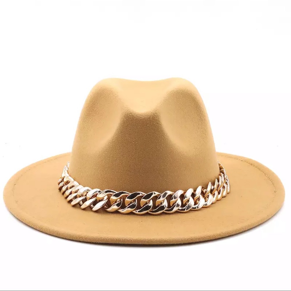 Chain Link Fidora Hat ✨ - Picture 6 of 7